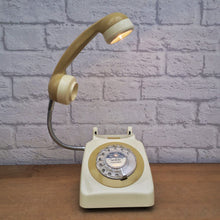 Load image into Gallery viewer, Retro Telephone Lamp Cream / Mustard