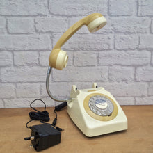 Load image into Gallery viewer, Retro Telephone Lamp Cream / Mustard
