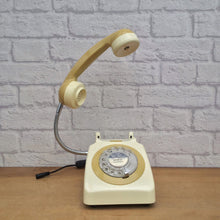 Load image into Gallery viewer, Retro Telephone Lamp Cream / Mustard