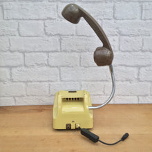 Load image into Gallery viewer, Retro Telephone Lamp Mustard / Brown
