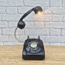 Load image into Gallery viewer, Retro Telephone Lamp Black