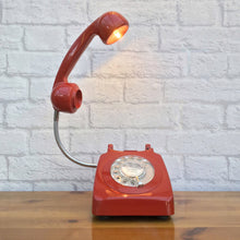 Load image into Gallery viewer, Retro Telephone Lamp Red