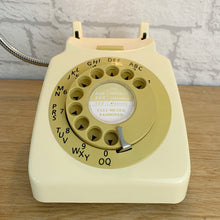 Load image into Gallery viewer, Retro Telephone Lamp Cream / Mustard