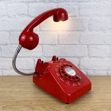 Load image into Gallery viewer, Retro Telephone Lamp Red