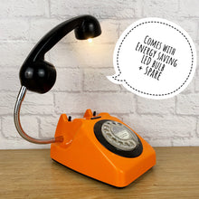 Load image into Gallery viewer, Orange Black Lamp, Nostalgic Desk Lamp