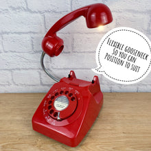Load image into Gallery viewer, Retro Telephone Lamp Red