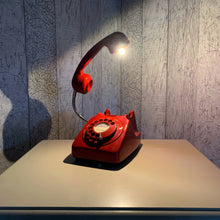 Load image into Gallery viewer, Retro Telephone Lamp Red