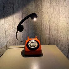 Load image into Gallery viewer, Orange Black Lamp, Nostalgic Desk Lamp