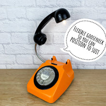Load image into Gallery viewer, Orange Black Lamp, Nostalgic Desk Lamp