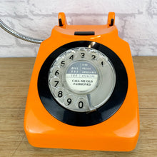 Load image into Gallery viewer, Orange Black Lamp, Nostalgic Desk Lamp