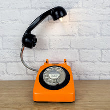 Load image into Gallery viewer, Orange Black Lamp, Nostalgic Desk Lamp