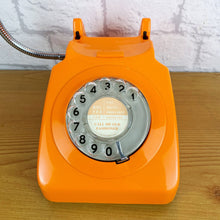 Load image into Gallery viewer, Retro Telephone Lamp Orange