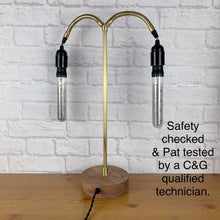 Load image into Gallery viewer, Industrial Decor, Industrial Lamp, Industrial Vintage, Vintage Home Decor, Quirky Decor, Vintage Lighting, Industrial Gifts, Statement Lamp