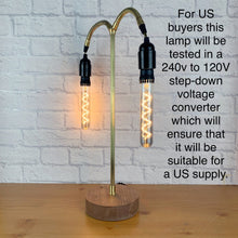 Load image into Gallery viewer, Industrial Decor, Industrial Lamp, Industrial Vintage, Vintage Home Decor, Quirky Decor, Vintage Lighting, Industrial Gifts, Statement Lamp