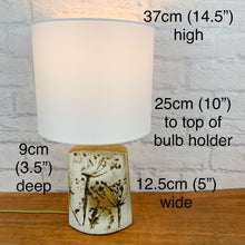 Load image into Gallery viewer, Cornish Tremaen Pottery Lamp