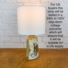Load image into Gallery viewer, Cornish Tremaen Pottery Lamp