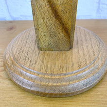 Load image into Gallery viewer, Vintage Wood Lamp, Vintage Lamp, Wood Lamp, Wood Light, Vintage Home Decor, 1940s Antique, Cottagecore, British Vintage, English Antique
