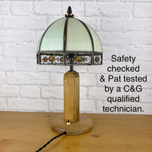 Load image into Gallery viewer, Vintage Wood Lamp, Vintage Lamp, Wood Lamp, Wood Light, Vintage Home Decor, 1940s Antique, Cottagecore, British Vintage, English Antique