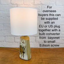 Load image into Gallery viewer, Cornish Tremaen Pottery Lamp