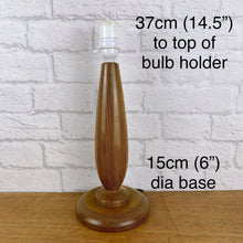 Load image into Gallery viewer, Mid Century Teak Lamp.