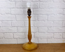 Load image into Gallery viewer, Antique Wooden Lamp Base.