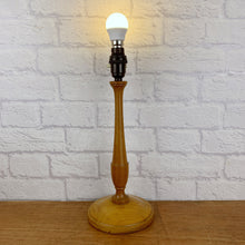 Load image into Gallery viewer, Antique Wooden Lamp Base.