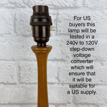 Load image into Gallery viewer, Antique Wooden Lamp Base.