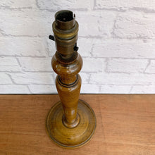 Load image into Gallery viewer, Wood Table Lamp, Vintage 1920s