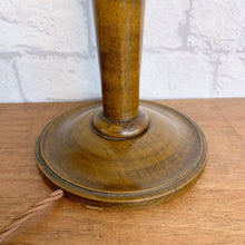 Load image into Gallery viewer, Wood Table Lamp, Vintage 1920s