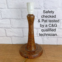 Load image into Gallery viewer, Rustic Vintage Wood Lamp