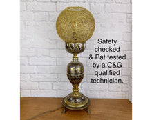 Load image into Gallery viewer, Victorian Lamp, Large Brass Lamp