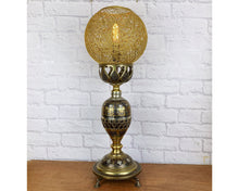 Load image into Gallery viewer, Victorian Lamp, Large Brass Lamp