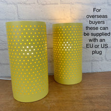 Load image into Gallery viewer, Pair Of Yellow Lamps