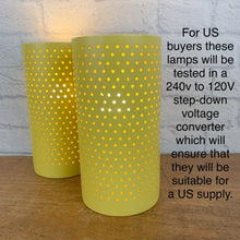 Load image into Gallery viewer, Pair Of Yellow Lamps