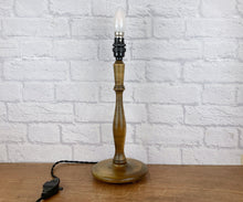 Load image into Gallery viewer, Wood Lamp Base.