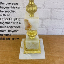 Load image into Gallery viewer, Vintage Marble Table Lamp