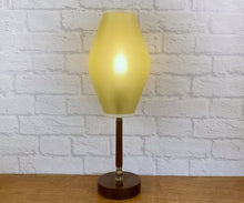 Load image into Gallery viewer, Mid Century Wood Table Lamp