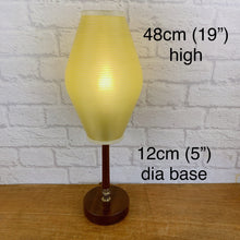 Load image into Gallery viewer, Mid Century Wood Table Lamp