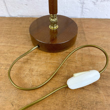 Load image into Gallery viewer, Mid Century Wood Table Lamp