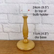 Load image into Gallery viewer, Small Wooden Lamp Base