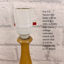Load image into Gallery viewer, Small Wooden Lamp Base