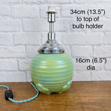 Load image into Gallery viewer, Art Deco Ceramic Beehive Lamp.