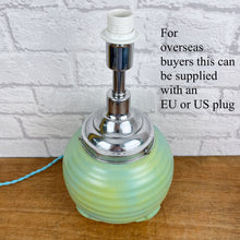 Load image into Gallery viewer, Art Deco Ceramic Beehive Lamp.