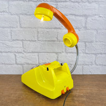 Load image into Gallery viewer, Retro Telephone Lamp Yellow & Orange