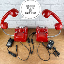 Load image into Gallery viewer, Pair Of Retro Bedside Lamps.