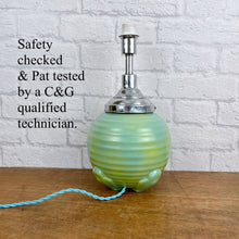Load image into Gallery viewer, Art Deco Ceramic Beehive Lamp.