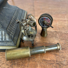 Load image into Gallery viewer, Vintage Bronze Lamp, Explorer Decor
