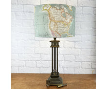 Load image into Gallery viewer, Vintage Bronze Lamp, Explorer Decor