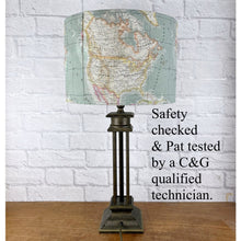 Load image into Gallery viewer, Vintage Bronze Lamp, Explorer Decor