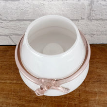 Load image into Gallery viewer, Vintage Murano Glass Mushroom Lamp With Pink Glass Bow.